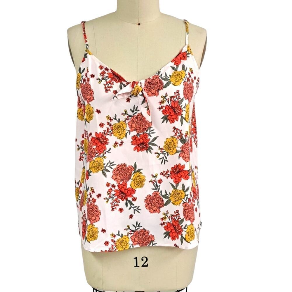 Loft floral tank top size Large